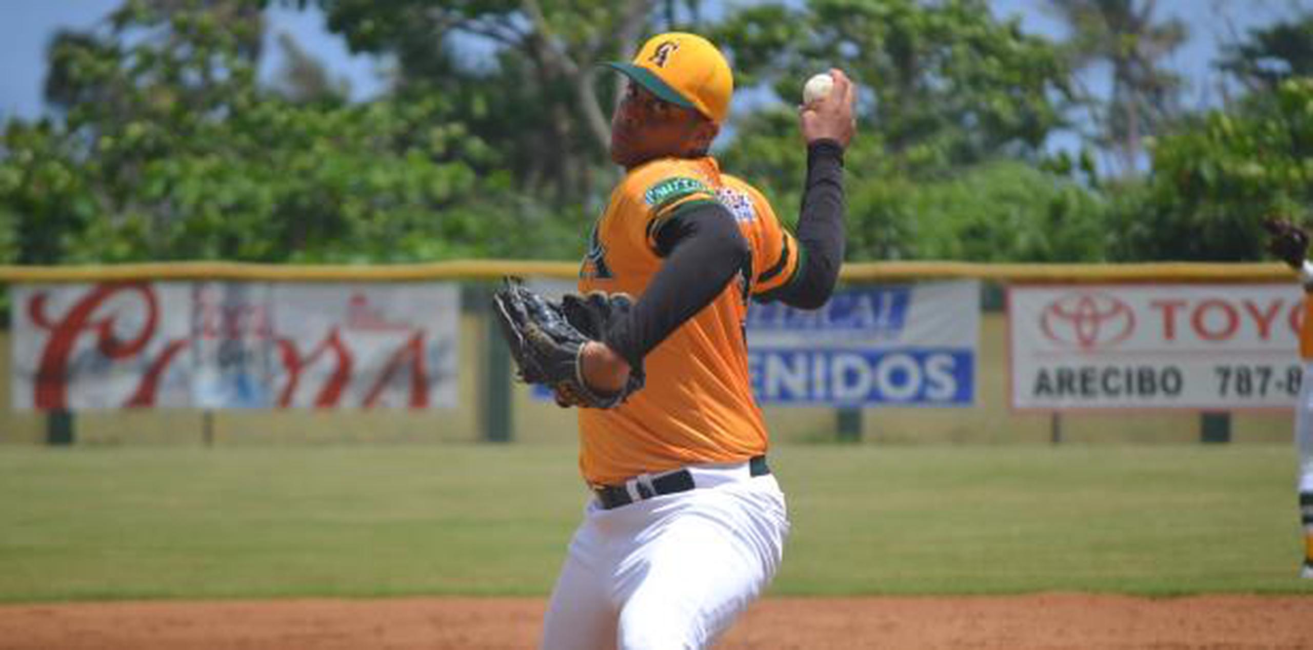 Freddie Cabrera, lanzador de Camuy (Suministrada)