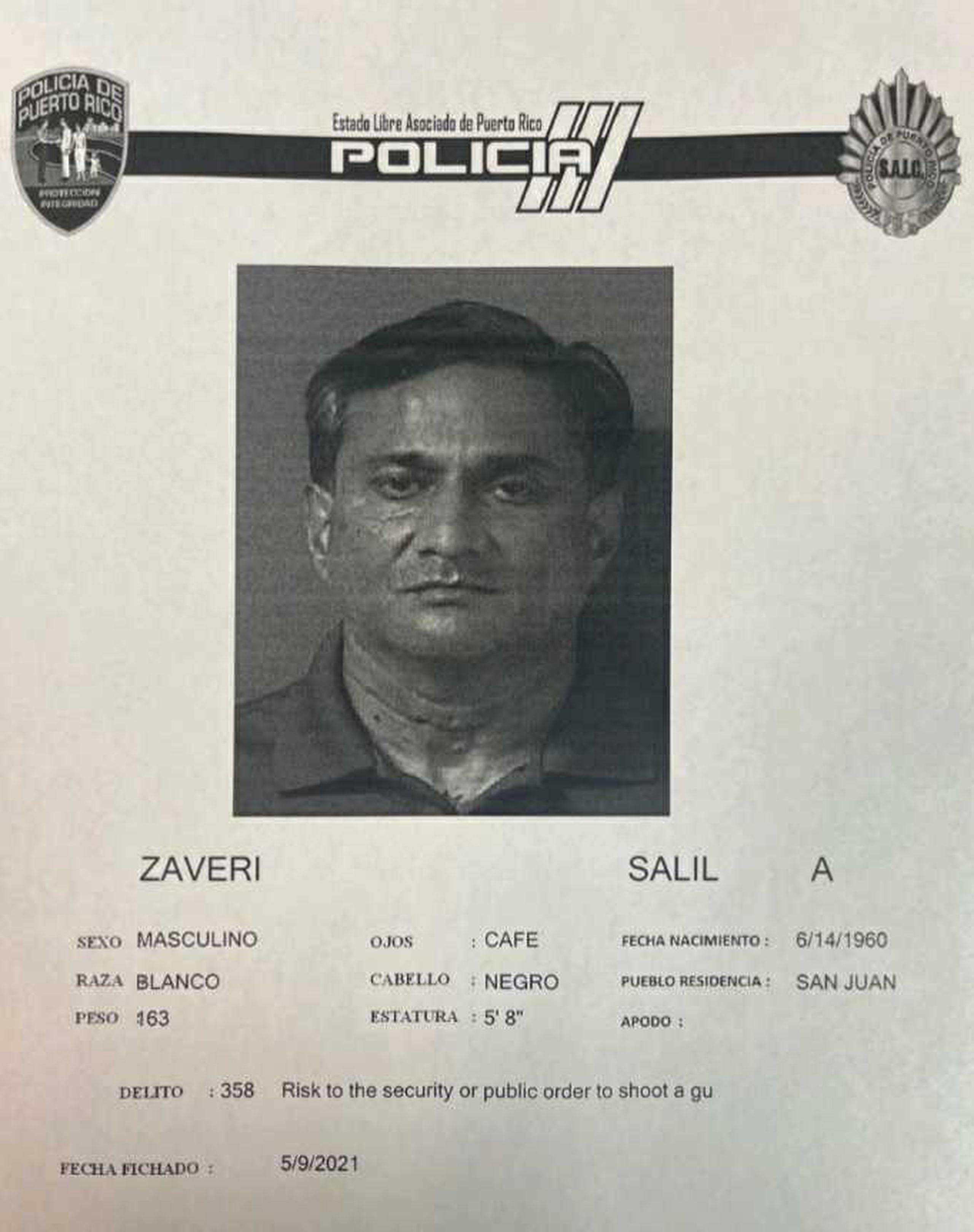 Ficha de Salil A. Zaveri