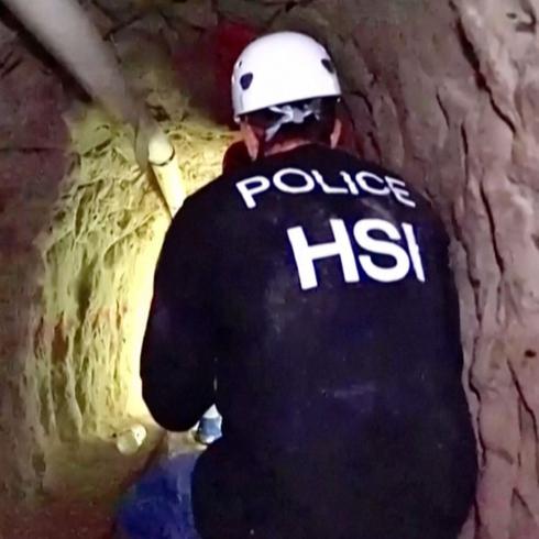 Nuevas imágenes en las entrañas del túnel secreto entre San Diego y Tijuana
