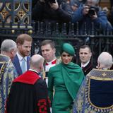 Harry y Meghan hacen su última aparición como miembros de la realeza