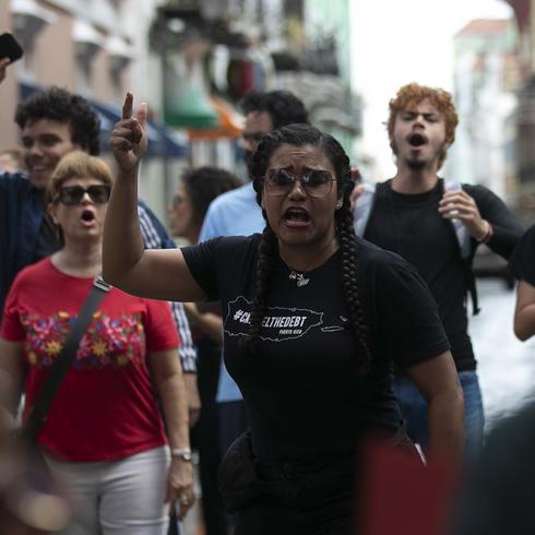 Protesta contra Wanda Vázquez: "Somos más y no tenemos miedo"