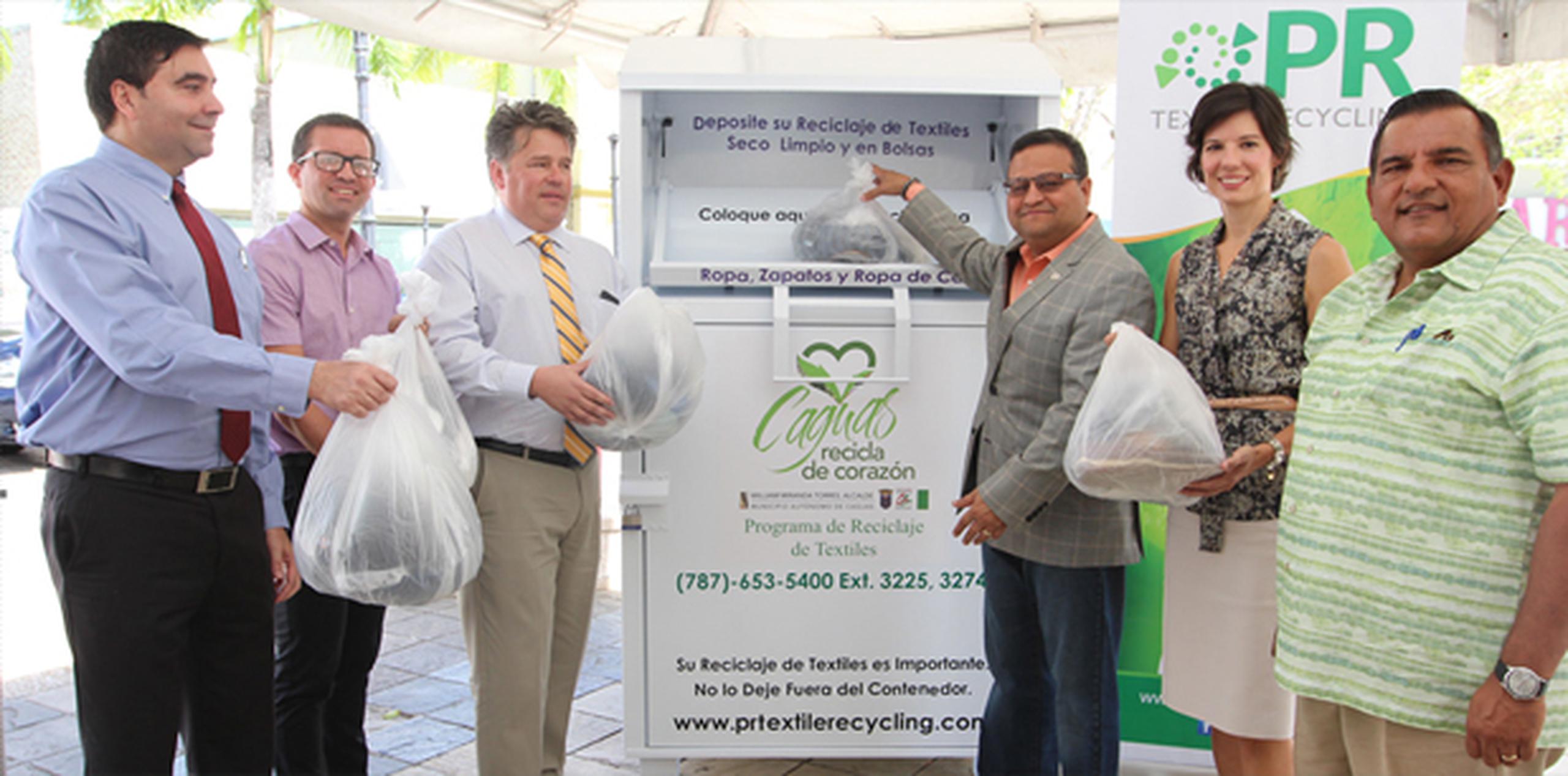 Como parte del programa se ubicarán 40 contenedores especiales en distintos sectores de la ciudad de Caguas. (Suministrada)
