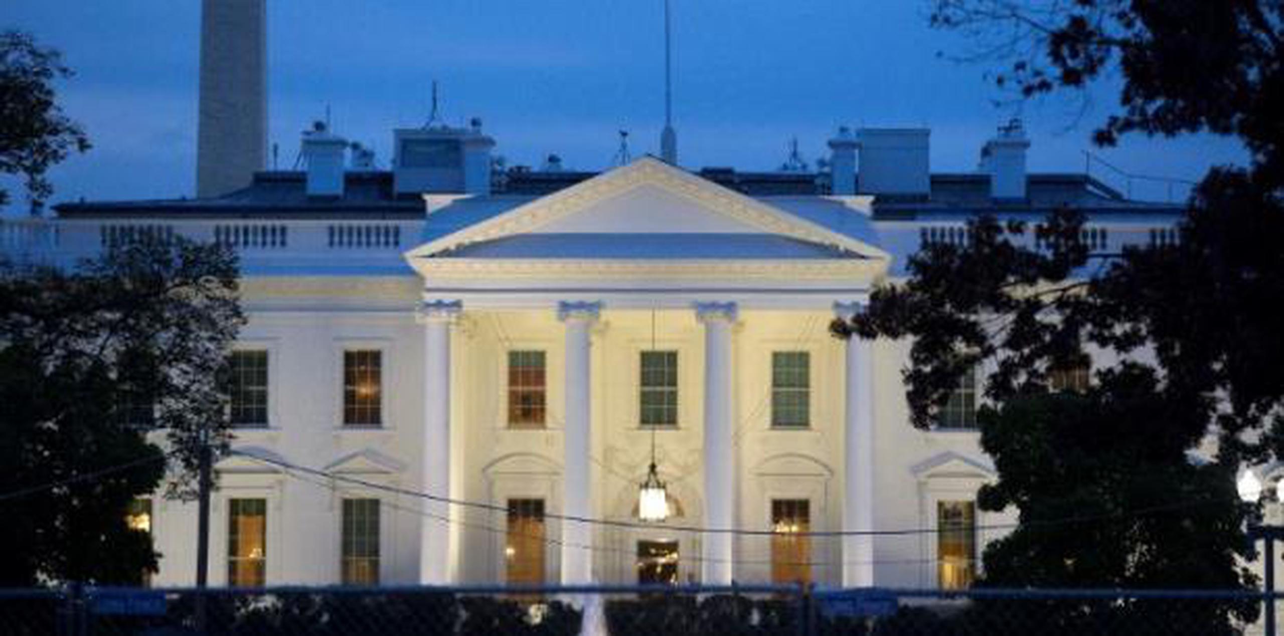 Vista de la Casa Blanca. (Archivo)