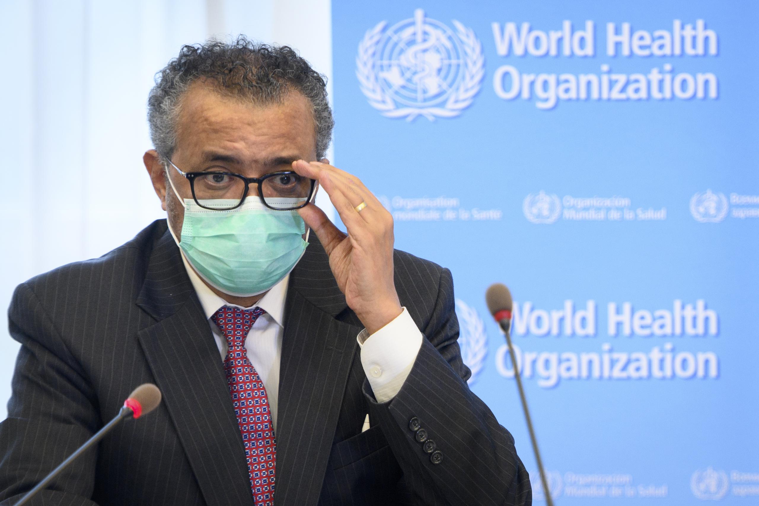 Tedros Adhanom Ghebreyesus, director general de la Organización Mundial de la Salud.