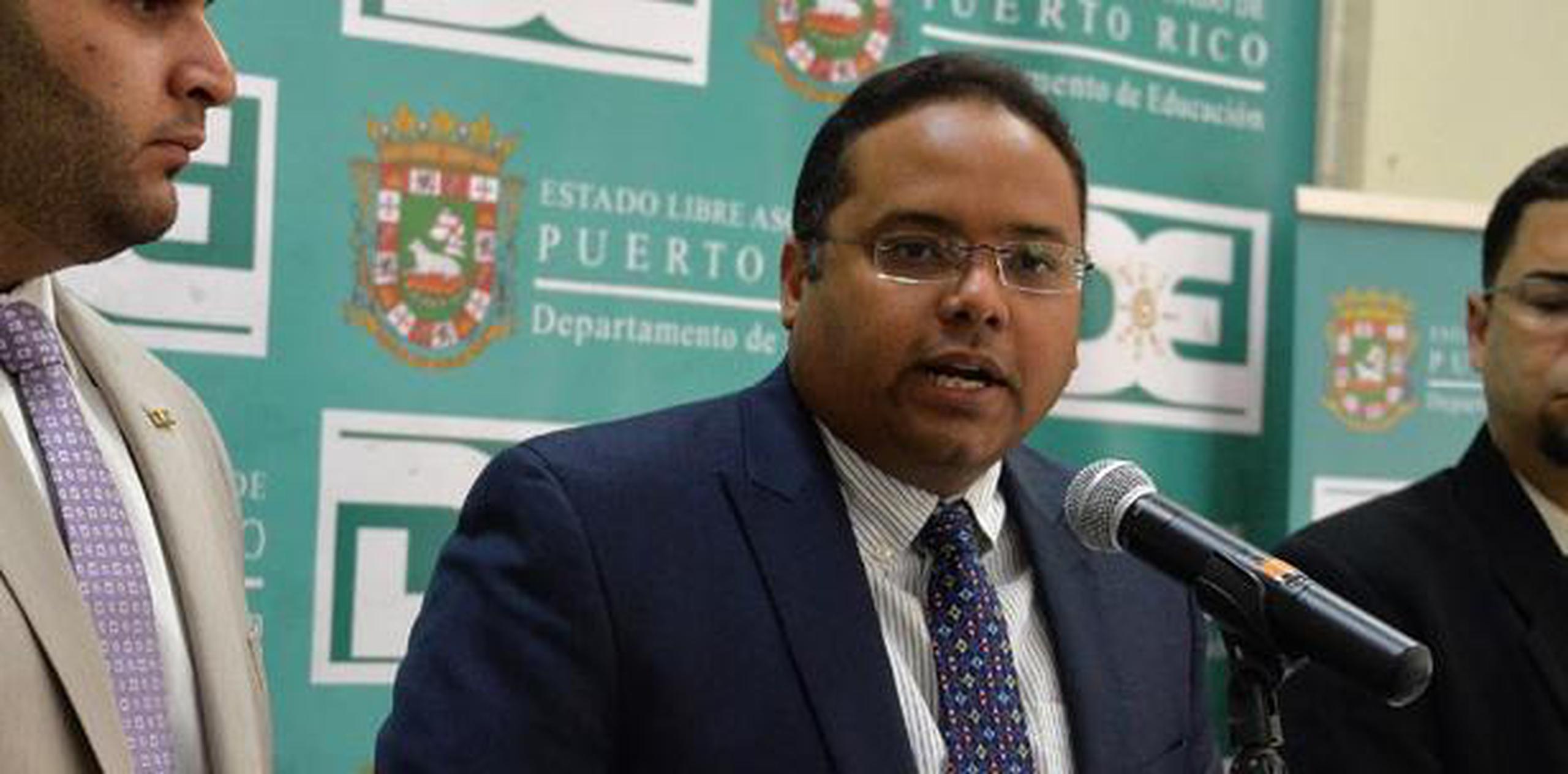 El secretario de Educación Rafael Román también se expresó sobre el tema en Twitter. “Totalmente inaceptable y contrario a la política pública”, escribió. (Archivo)