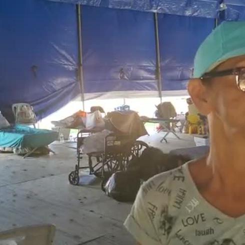 Refugiados en Guayanilla aseguran que no les llevaron taquillas para ver a Ricky Martin