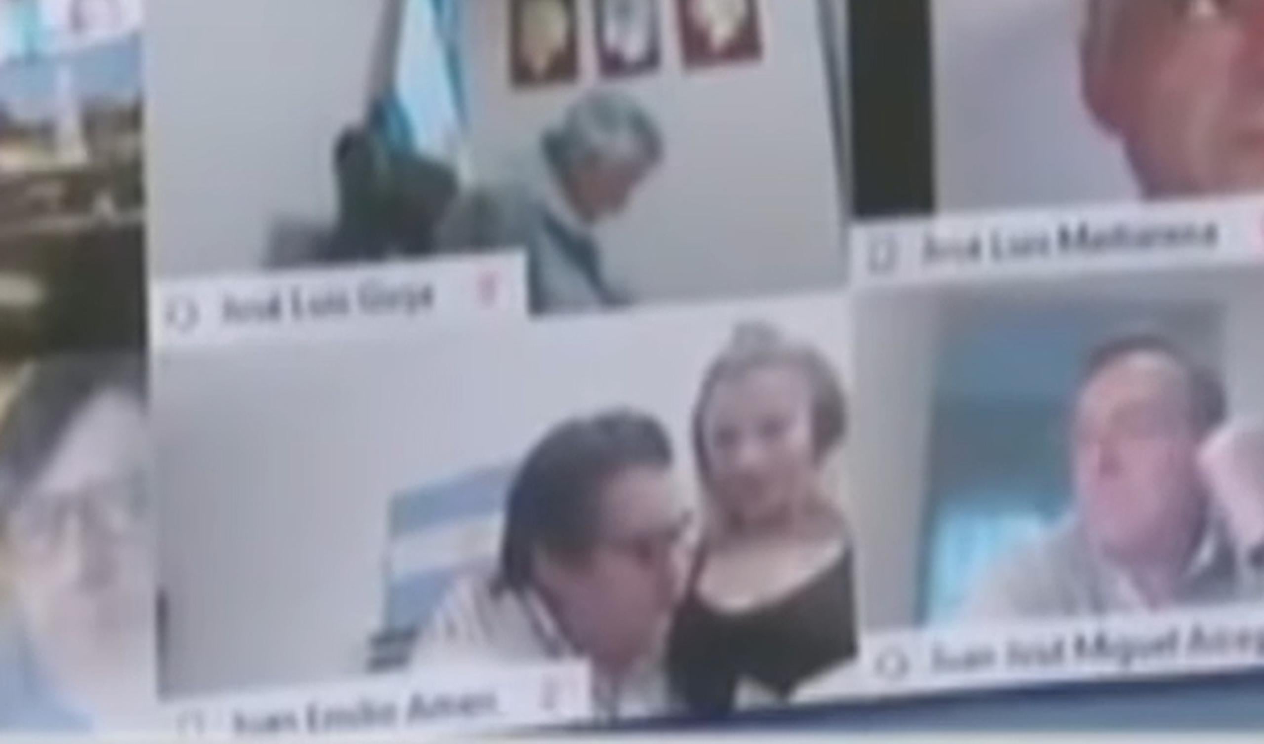 Diputado argentino manosea a mujer durante sesión virtual