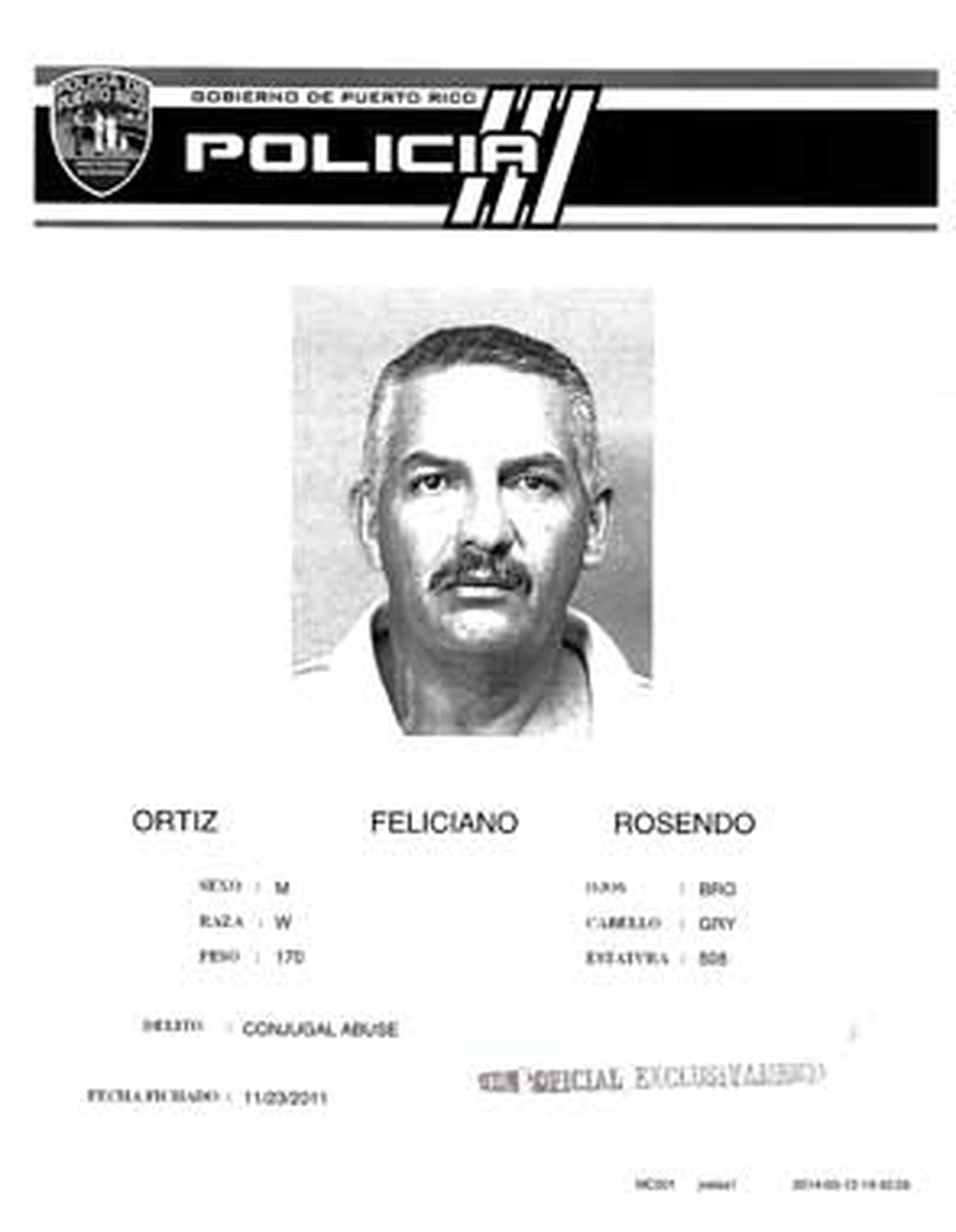 Al presente, las autoridades no han dado aún con el paradero de Rosendo Ortiz Feliciano, sospechoso de asesinar a su pareja Anabel Marrero Pérez, de 38 años, a quien le propinó una herida punzante. (Archivo)