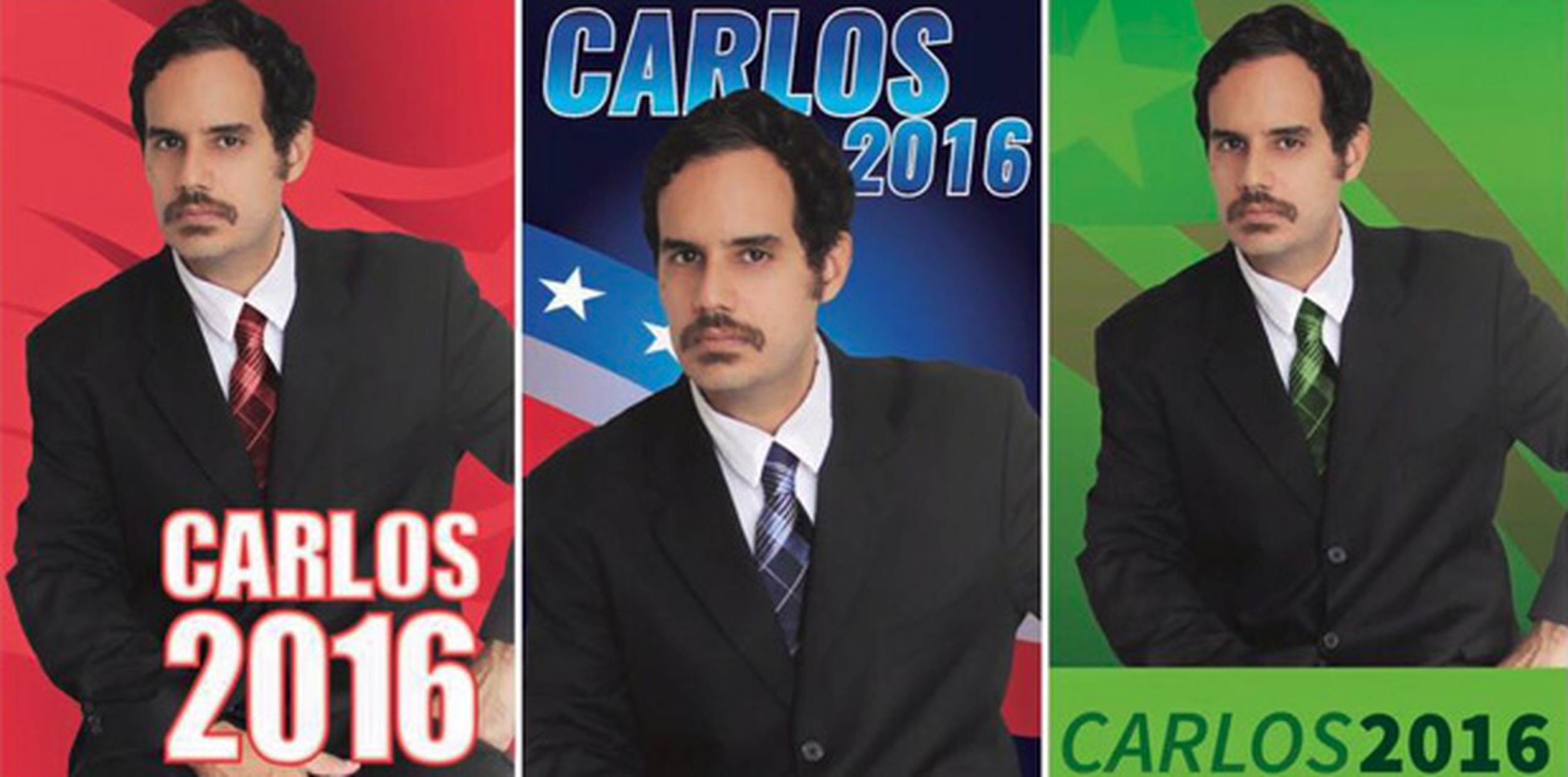 El actor Carlos Marchand interpreta a un aspirante a la gobernación de Puerto Rico que comienza como popular, se cambia a penepé y termina como independentista.