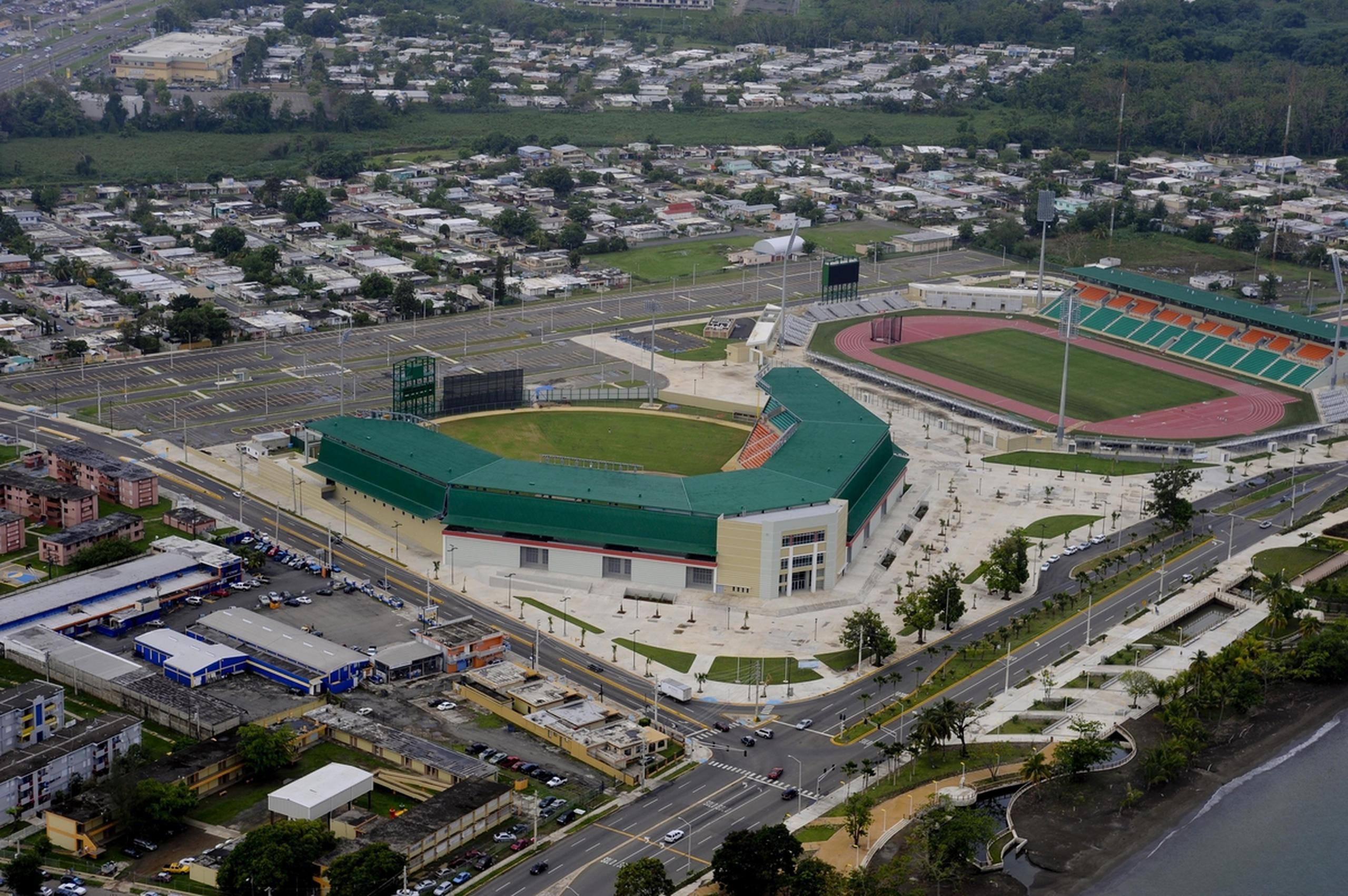 Vista de las instalaciones para los Juegos Centroamericanos y del Caribe Mayagüez 2010.