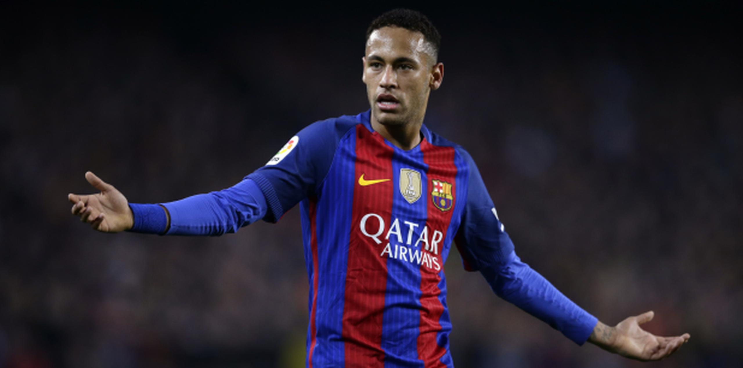 El último gol de Neymar con el club catalán fue en una victoria de 4-0 sobre Manchester City en la Liga de Campeones el 19 de octubre. (Prensa Asociada)