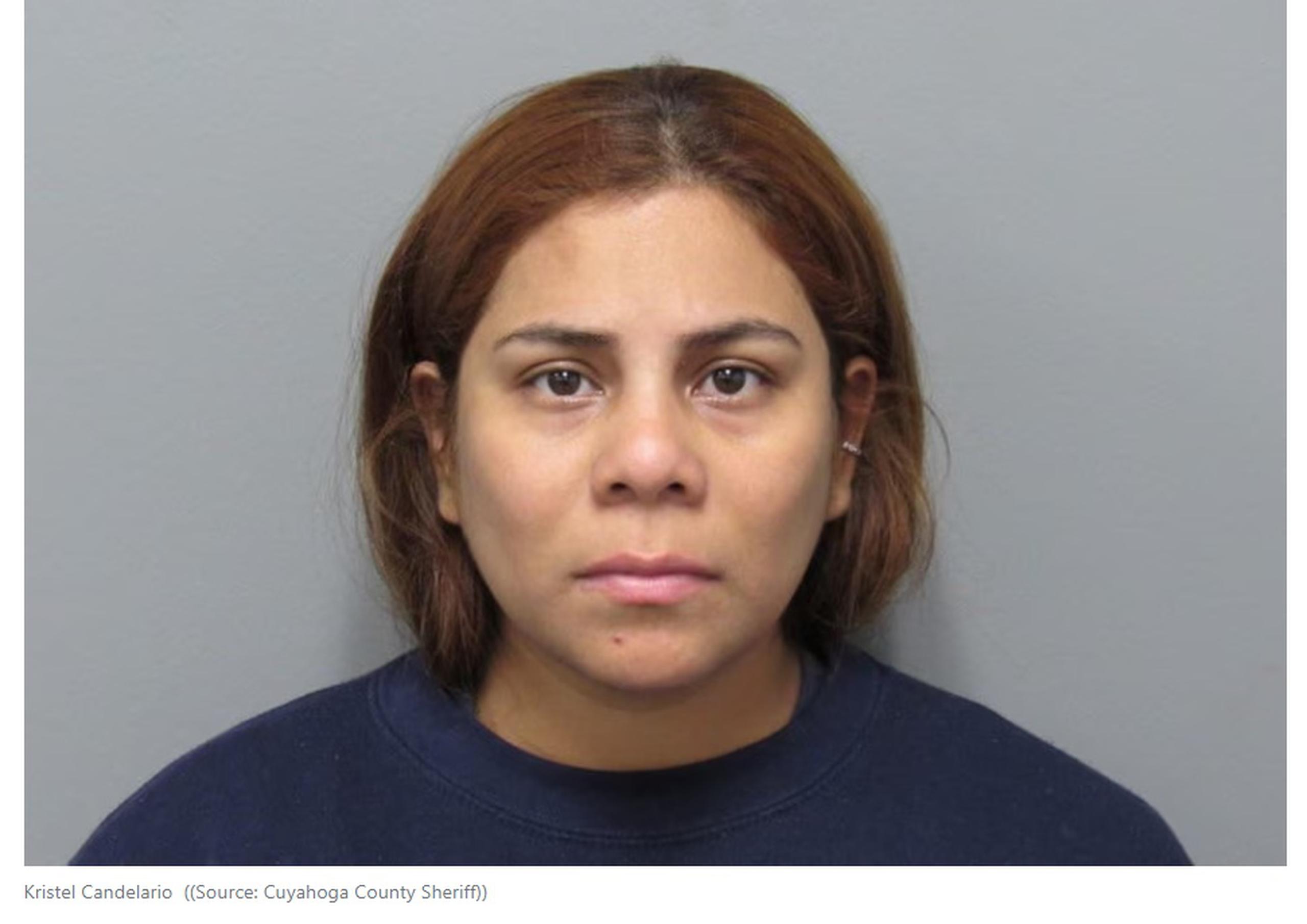 Kristel Candelario, la madre convicta por la muerte de su hija de 16 meses en Cleveland, Ohio.