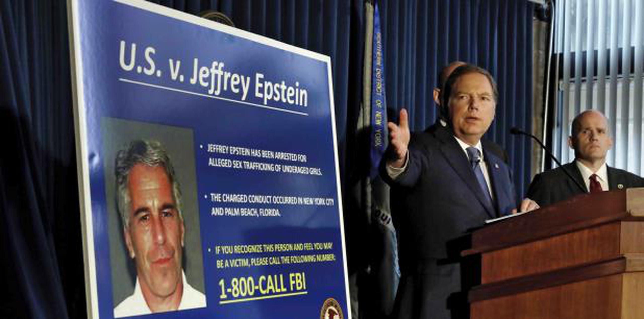 Epstein se declaró inocente y seguirá arrestado hasta al menos el 15 de julio, cuando tiene previsto una audiencia de fianza.  (AP)