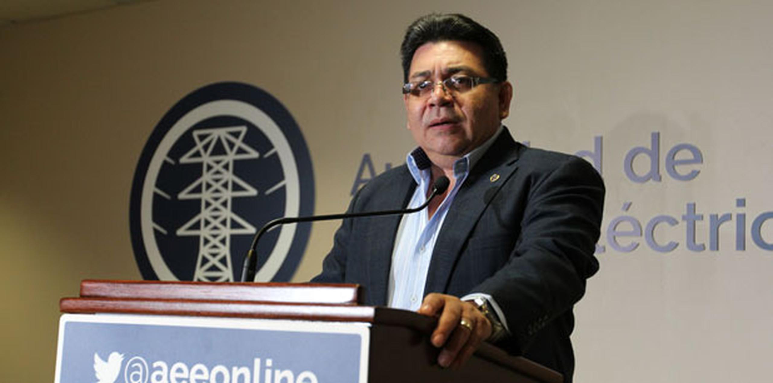 Juan Alicea, director ejecutivo de la Autoridad de Energía Eléctrica  (alex.figueroa@gfrmedia.com)