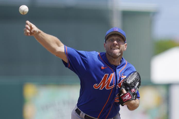 Max Scherzer, de los Mets de Nueva York, podría perderse la salida del día inaugural debido a que sufre problemas con el 'hamstring' de su pierna derecha.
