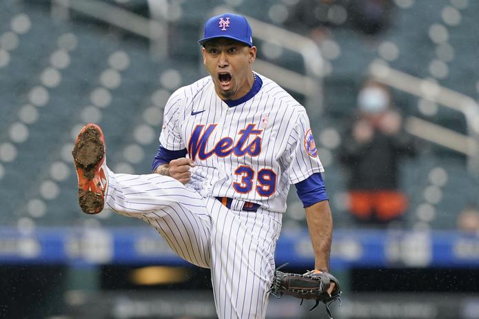 Edwin Díaz, de los Mets, tiene tres juegos salvados durante septiembre.
