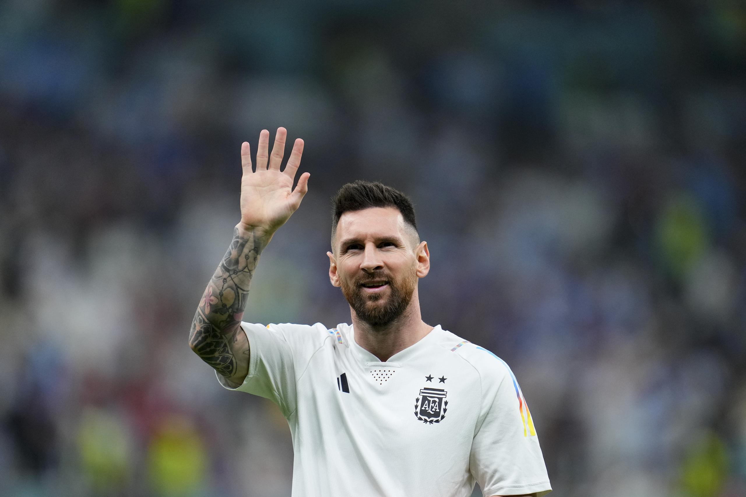 Cinco son los Mundiales en los que el delantero argentino Lionel Messi ha participado: Alemania 2006, Sudáfrica 2010, Brasil 2014, Rusia 2018 y Qatar 2022.
