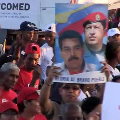 Cubanos marchan a favor de Venezuela y contra la política de Trump