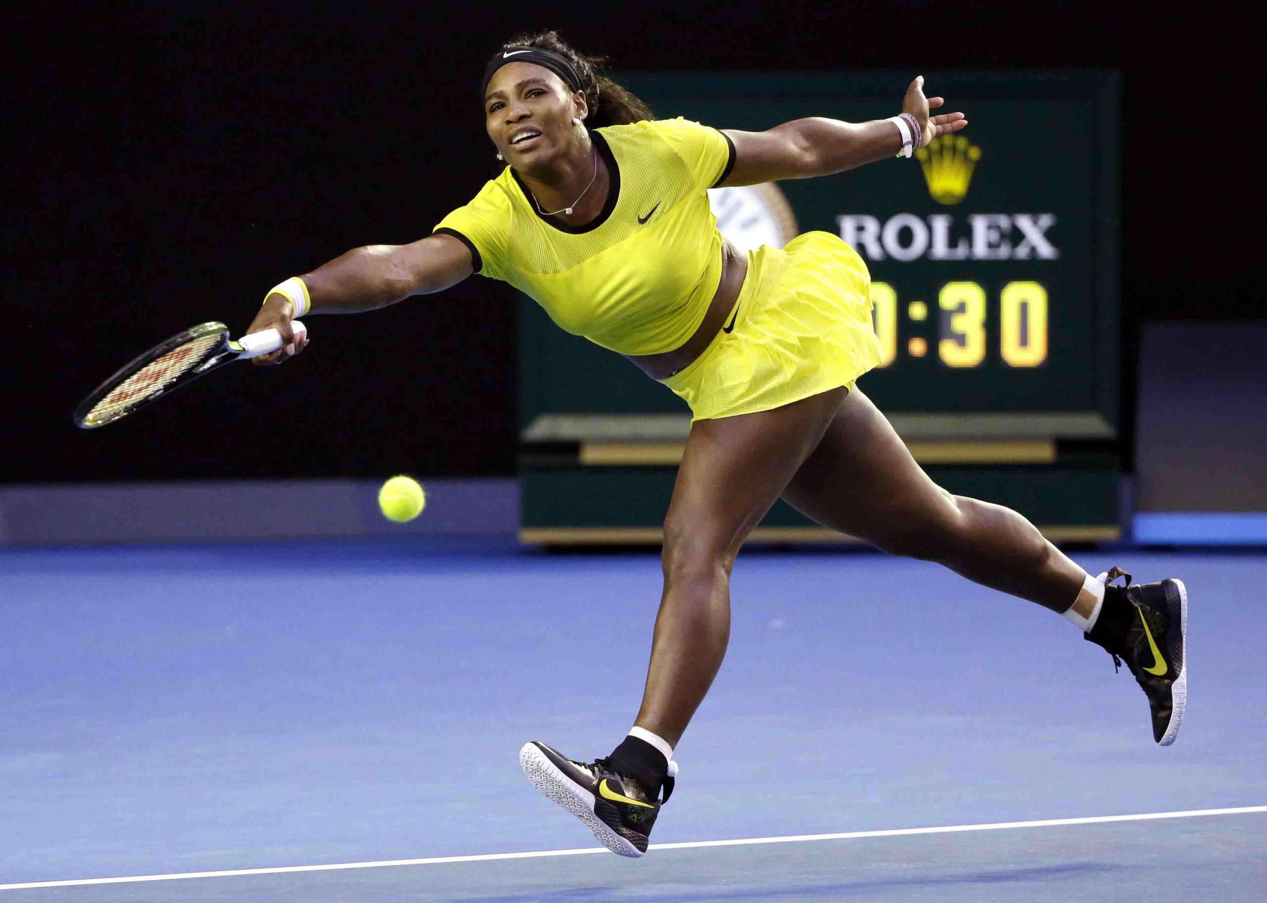 Serena Williams ha sido seis veces campeona del Abierto de Australia. (AP)
