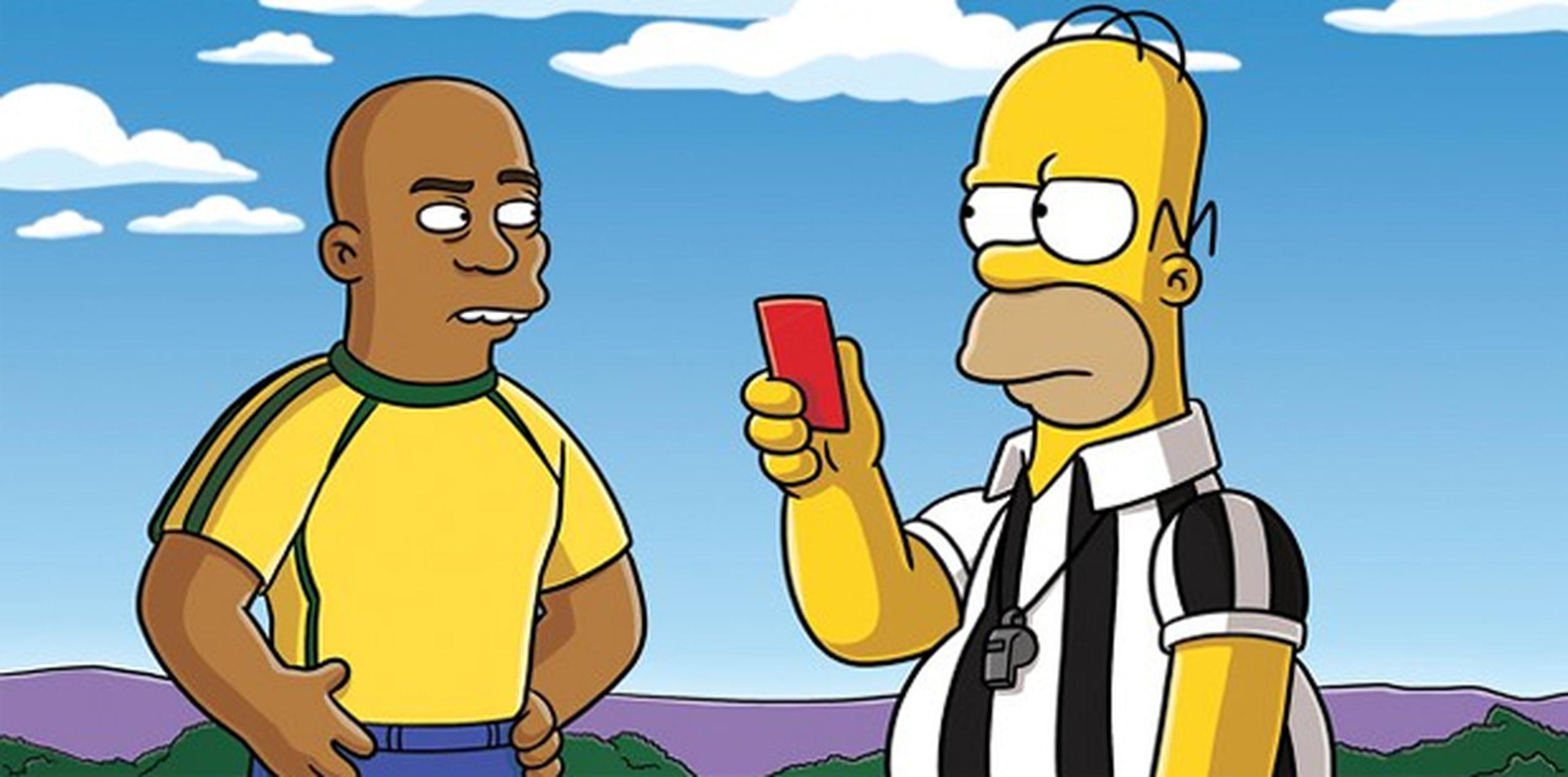 En un episodio que irá al aire en el 2014, Homero será enviado a Brasil para ser uno de los árbitros de la Copa Mundial.