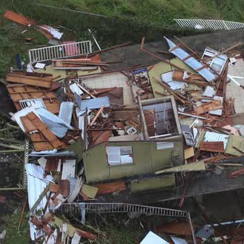 Imágenes aéreas muestran la devastadora realidad en el este de Puerto Rico