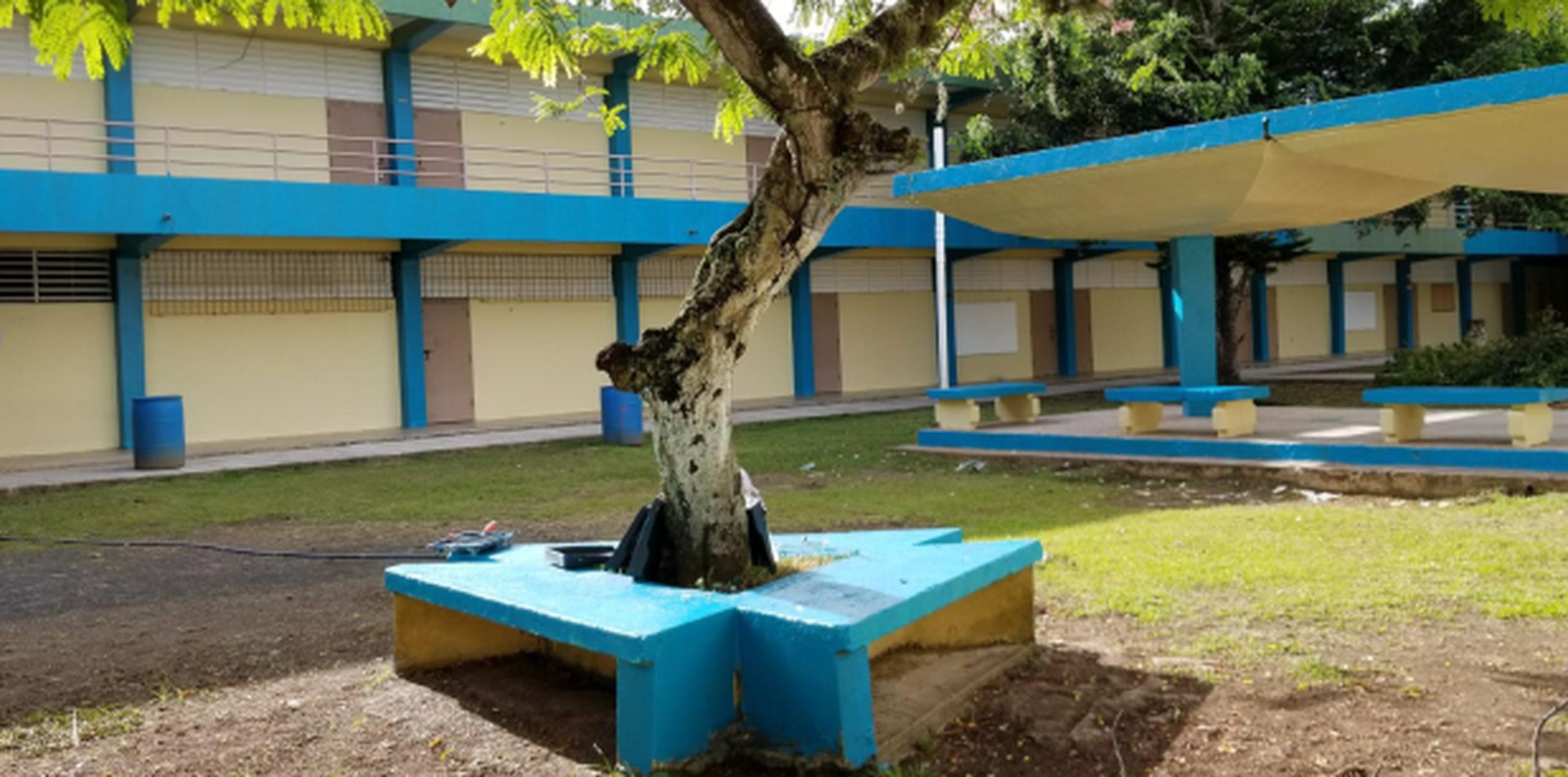 La escuela bilingüe Luis Muñoz Iglesias de Cidra recibió una buena remozada por parte de los empleados de la agencia, por lo que ahora está lista para recibir a los estudiantes en el próximo semestre. (Suministrada)