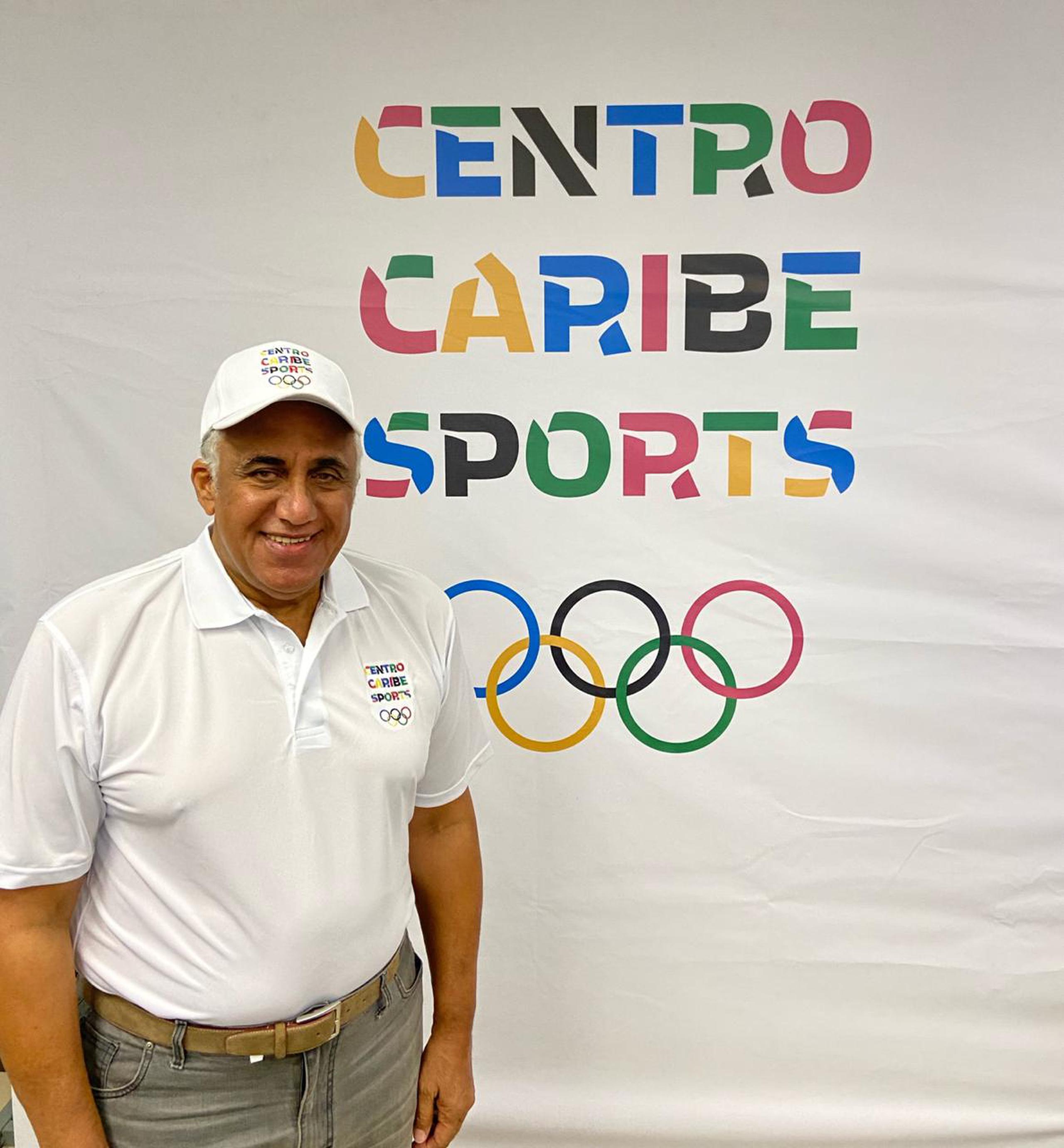 En la foto, el presidente de ODECABE, ahora Centro Caribe Sports, Luis Mejía.