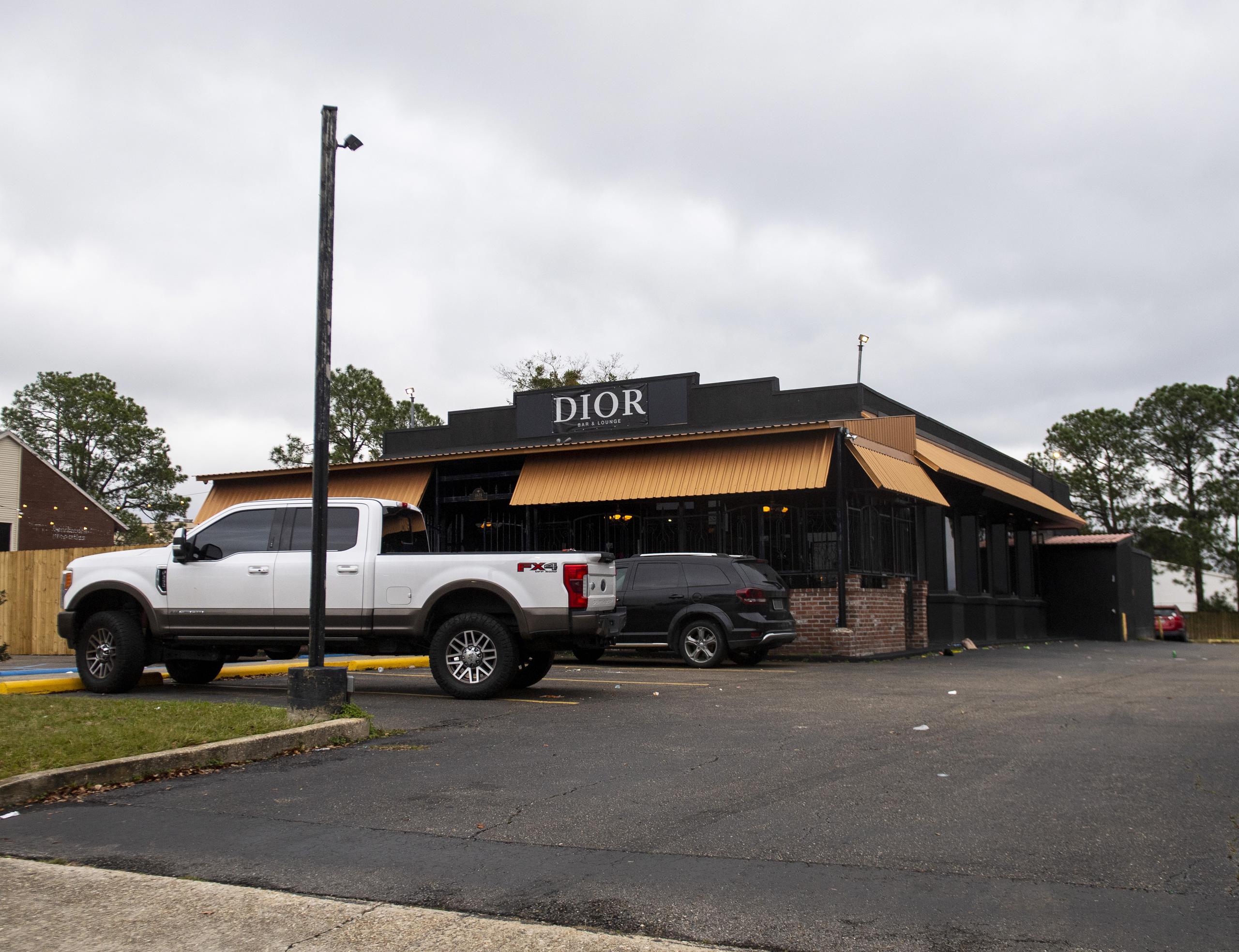 El club nocturno Dior Bar & Lounge, en Baton Rouge, Luisiana, donde ocurrió un tiroteo el 22 de enero de 2023