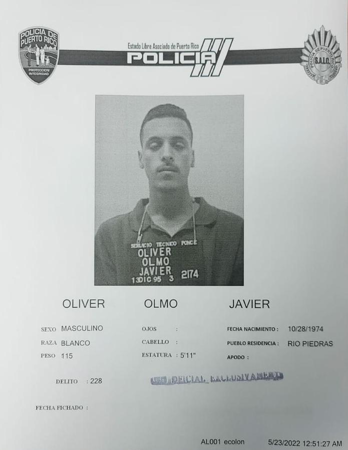 Javier Oliver Olmo es una de las víctimas de la masacre del residencial Villa Esperanza, en Cupey.