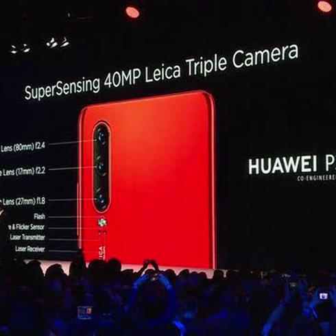 Huawei lanza su nuevo celular P30 de alta calidad
