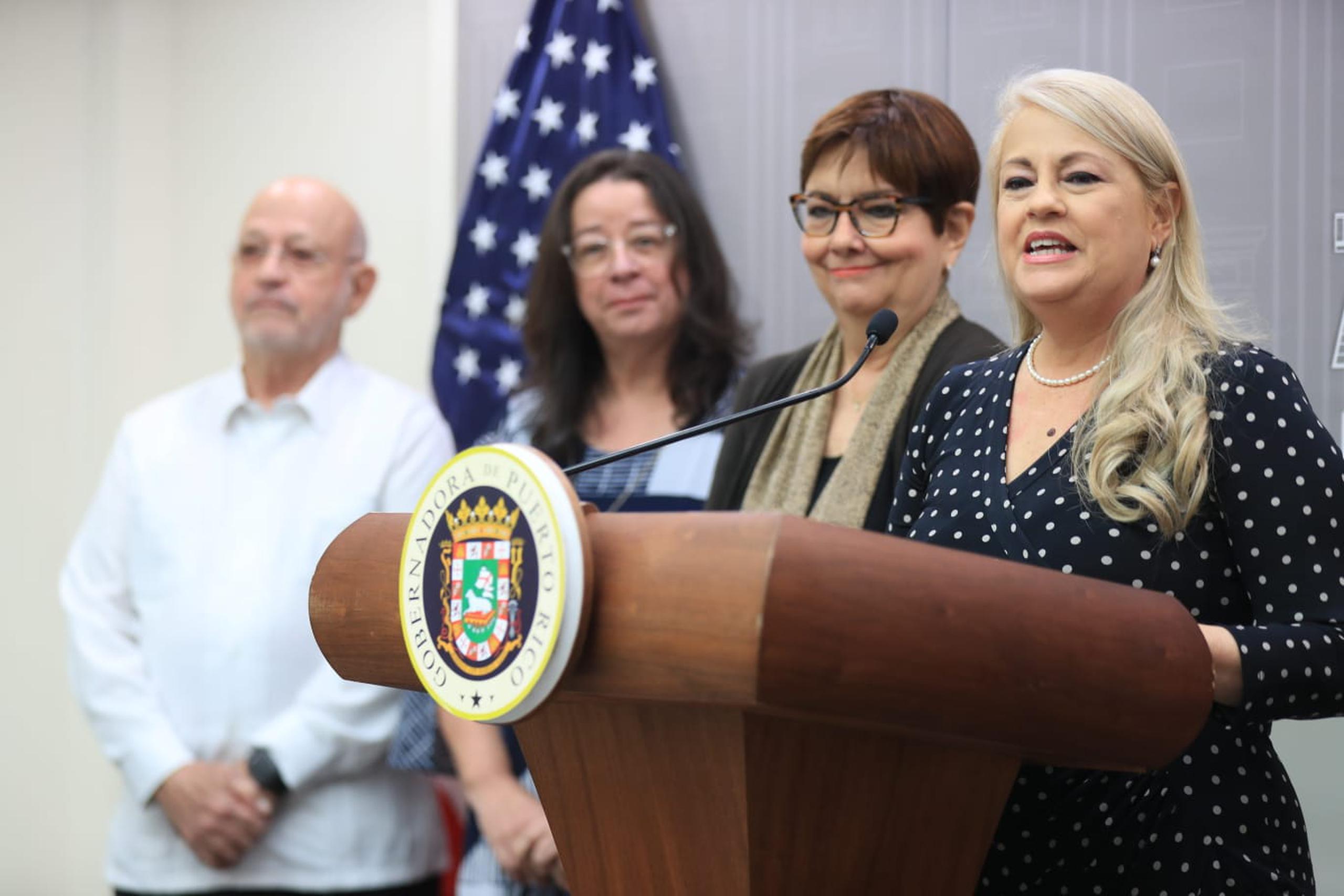 La gobernadora de Puerto Rico Wanda Vázquez revela hoy los nombramientos.