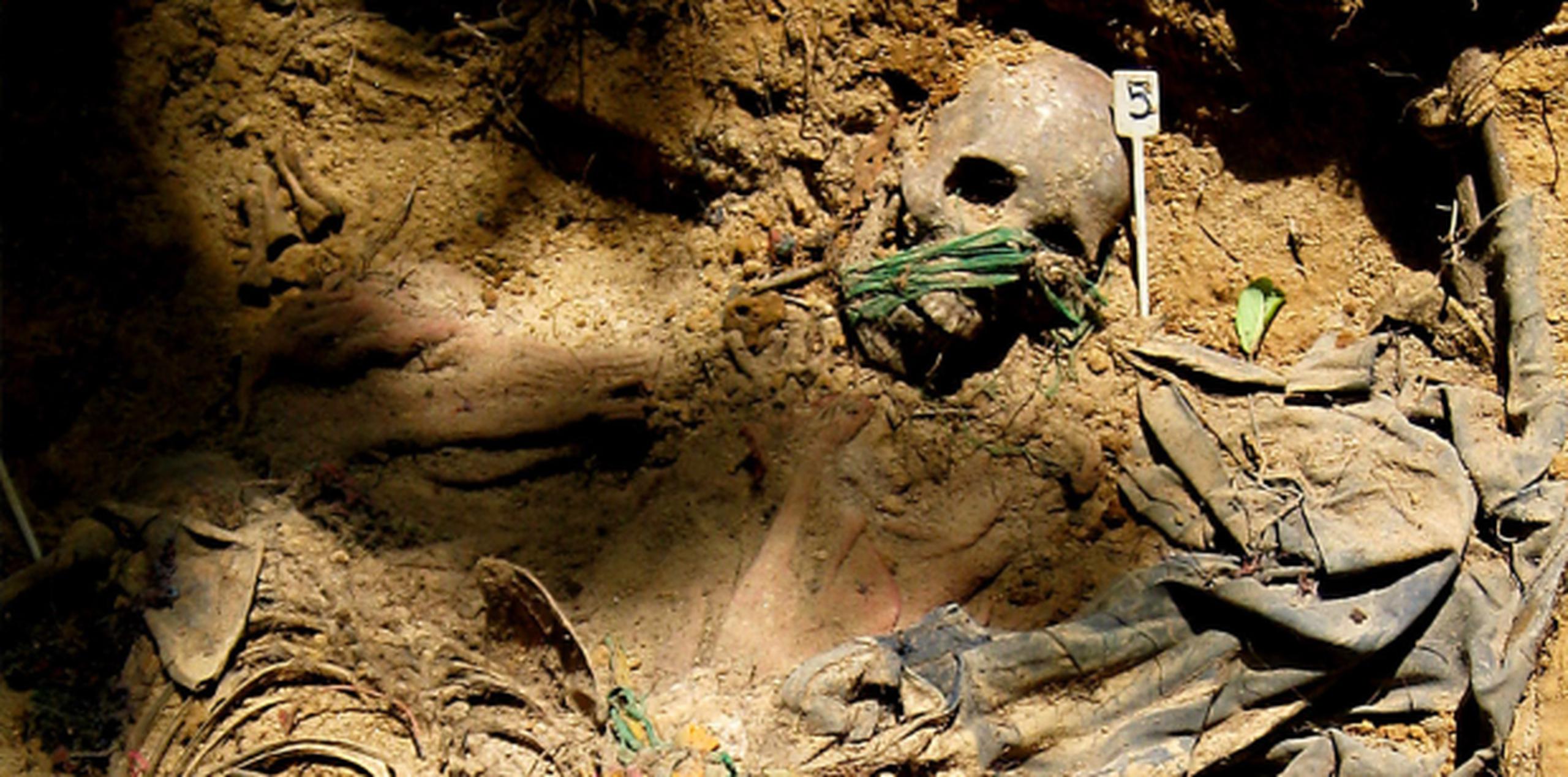 Las autoridades no revelaron quién ni cuando había encontrado los restos humanos. (Archivo)