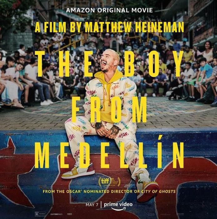 J Balvin estrenará el próximo 7 de mayo en Amazon "The Boy from Medellín", un documental que se acercará a la vida y la carrera de una de las grandes estrellas actuales de la música latina.