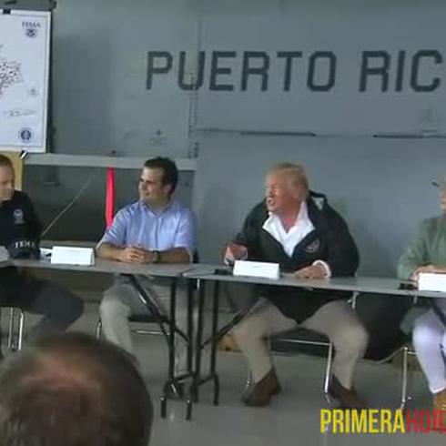 Trump minimiza la catástrofe en Puerto Rico comparado con Katrina