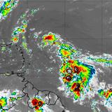 Sigue organizándose la fuerte onda tropical en el Atlántico