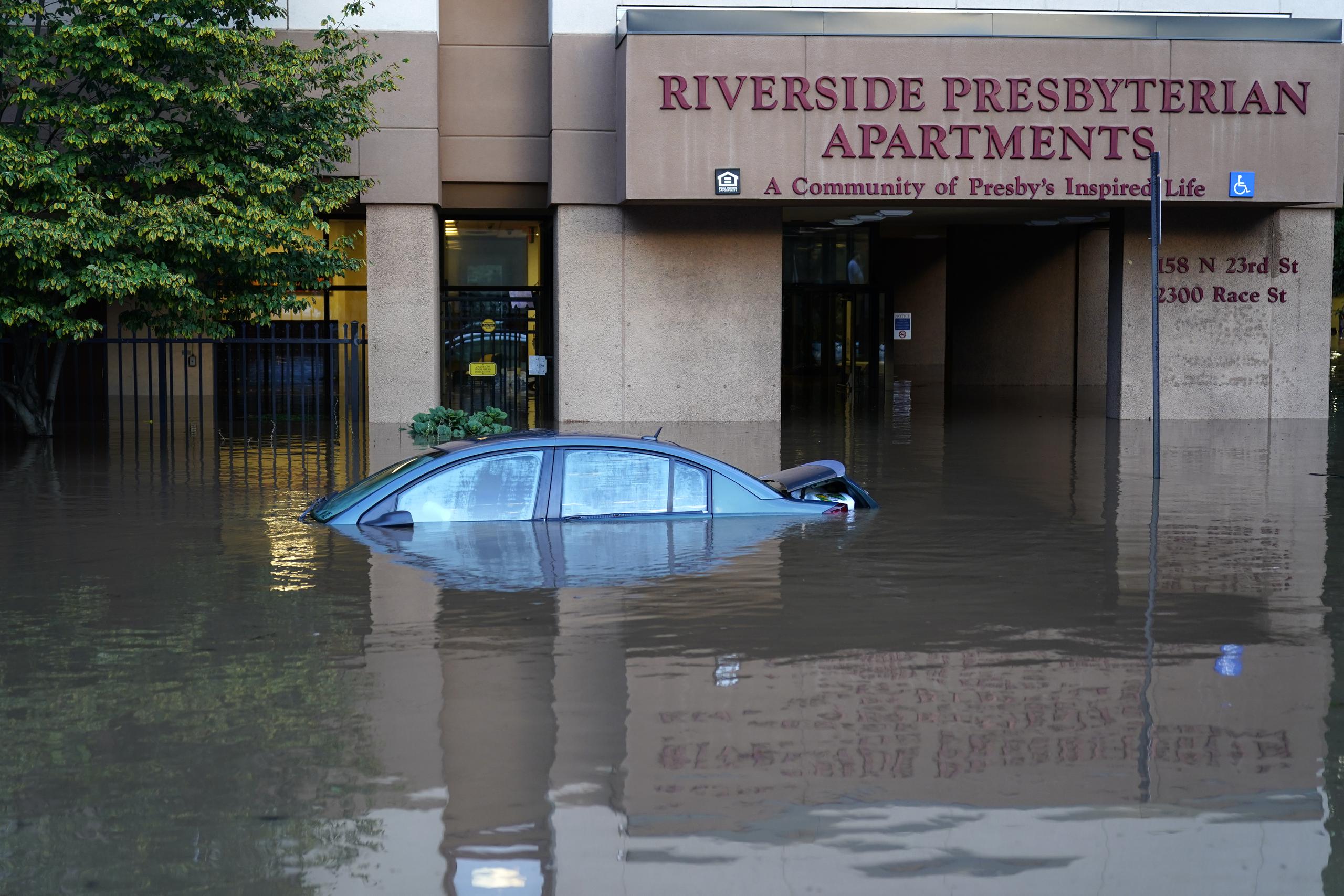 Inundaciones en Filadelfia.