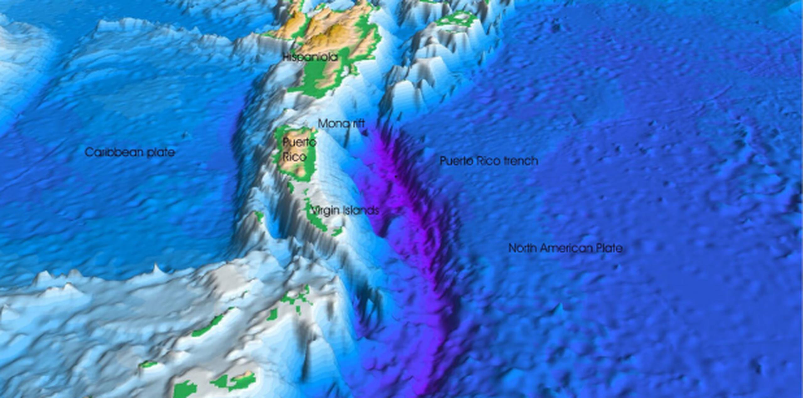 Un terremoto en la fosa de Puerto Rico podría ocasionar un tsunami de altas proporciones. (NOAA)