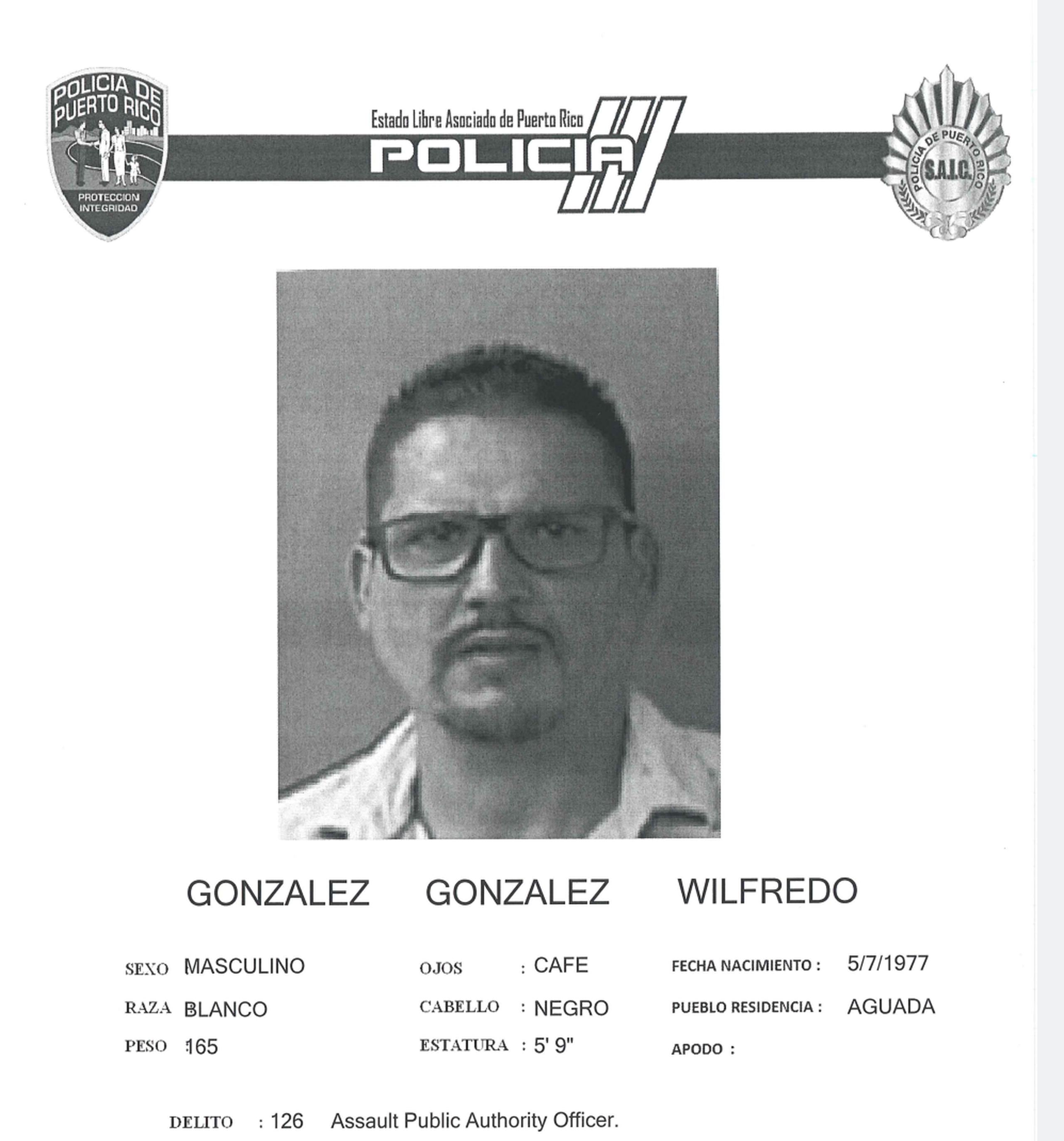 Wilfredo González González, de 47 años, fue acusado por los delitos de agresión a un funcionario público e intento de soborno.