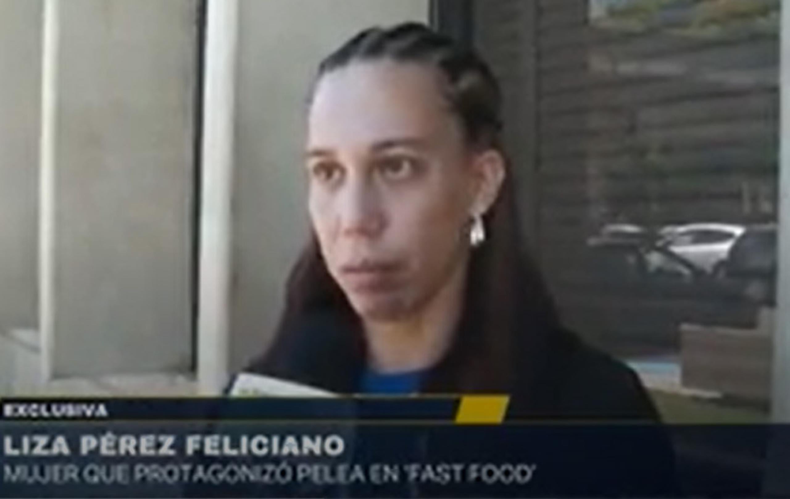Liza Pérez, mujer que protagonizó pelea en fast food Burger King (Teleonce)