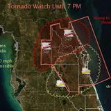 Alerta de tornados en la Florida Central