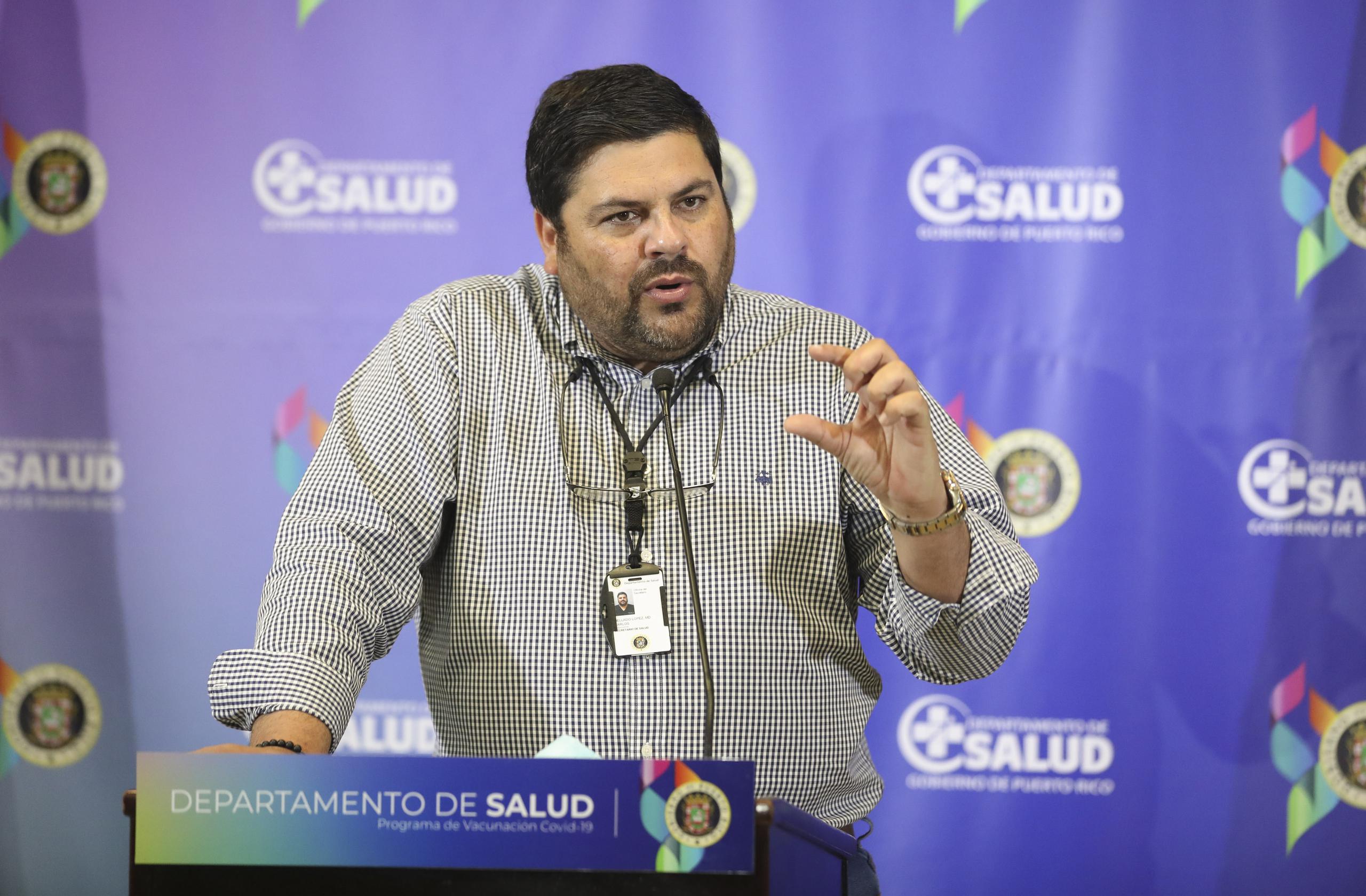 Carlos Mellado López, secretario del Departamento de Salud.