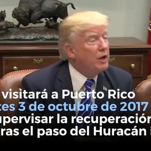 Lo que debes saber de la visita de Trump a Puerto Rico 