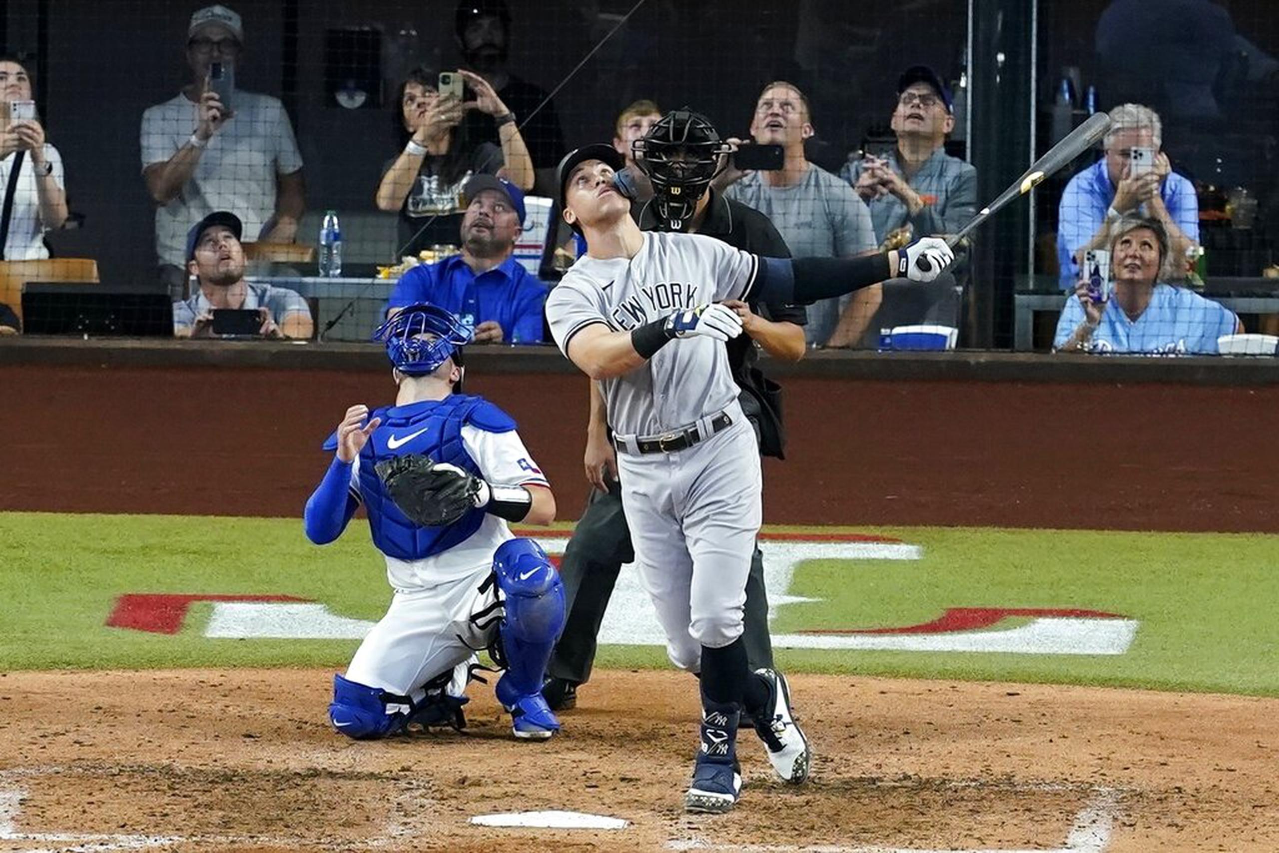 El toletero de los Yankees, Aaron Judge, ha quedado rezagado en la lucha por el título de bateo de la Liga Americana.