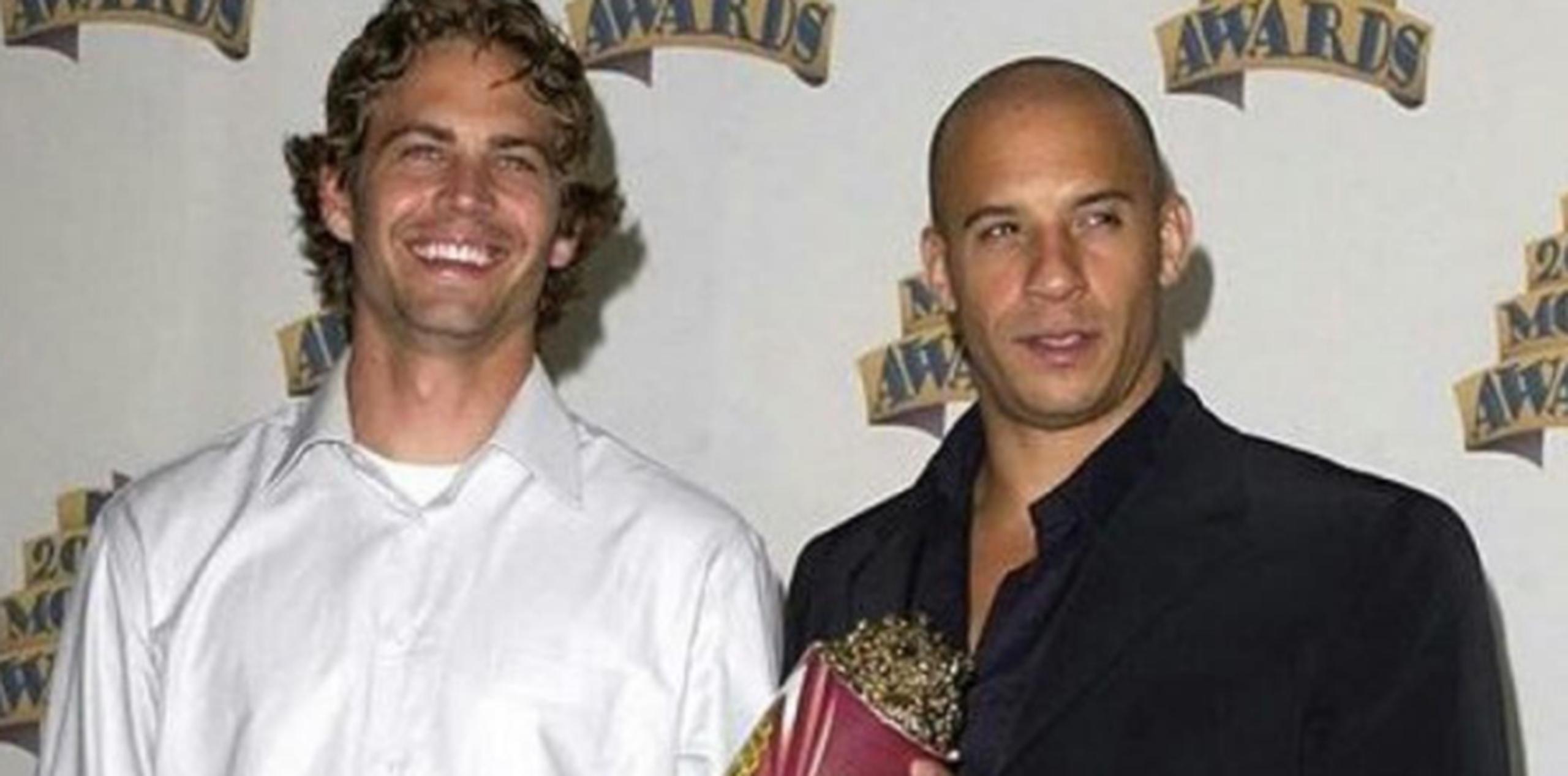 Paul y Vin en los MTV Movie Awards de 2002. (Instagram)