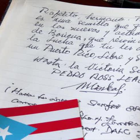 Cubanos despiden a Rafael Cancel Miranda