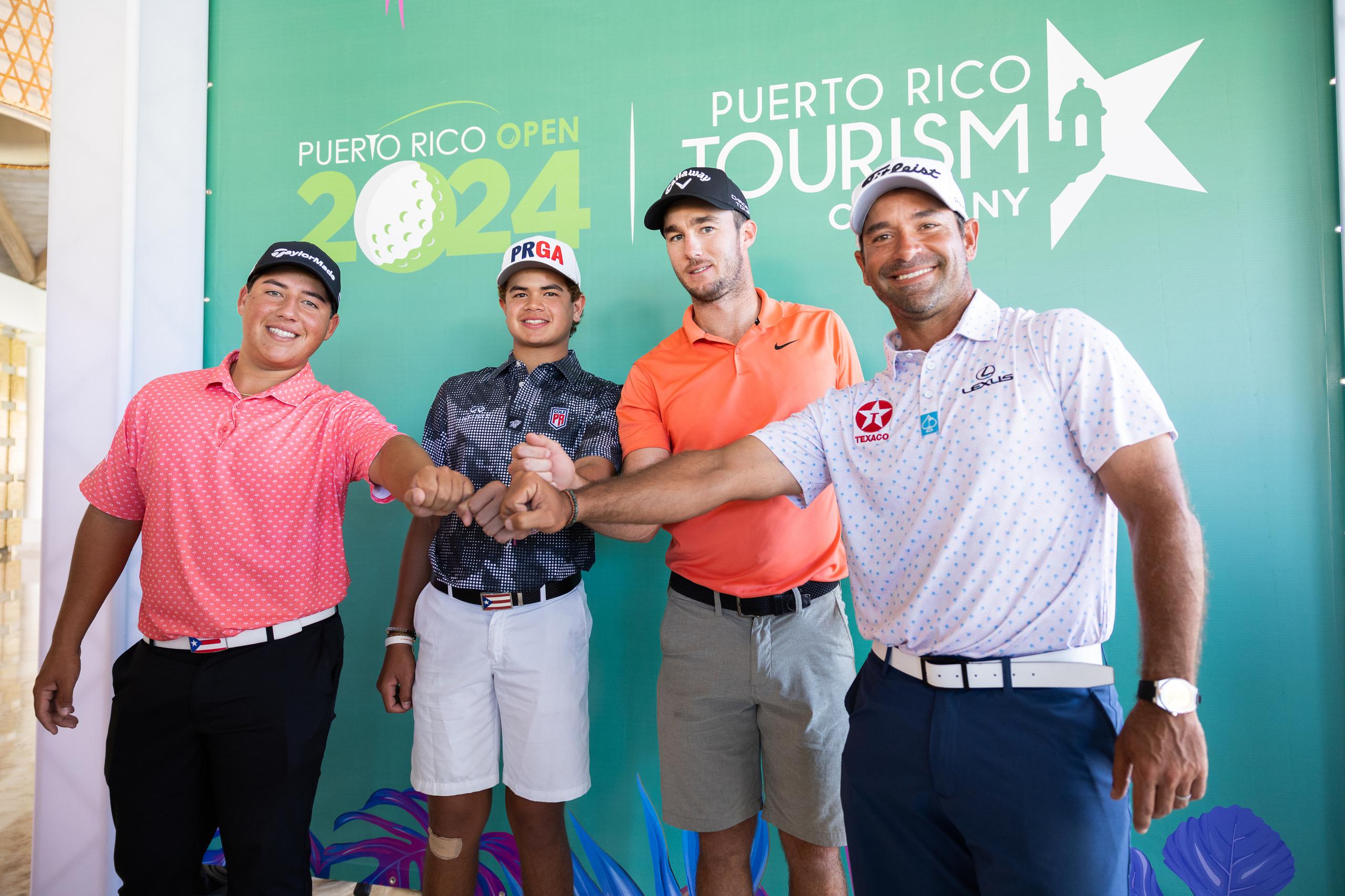 Los golfistas Kelvin Hernández, Evan Peña, Chris Nido y Rafael Campos representarán a los boricuas en el PR Open.