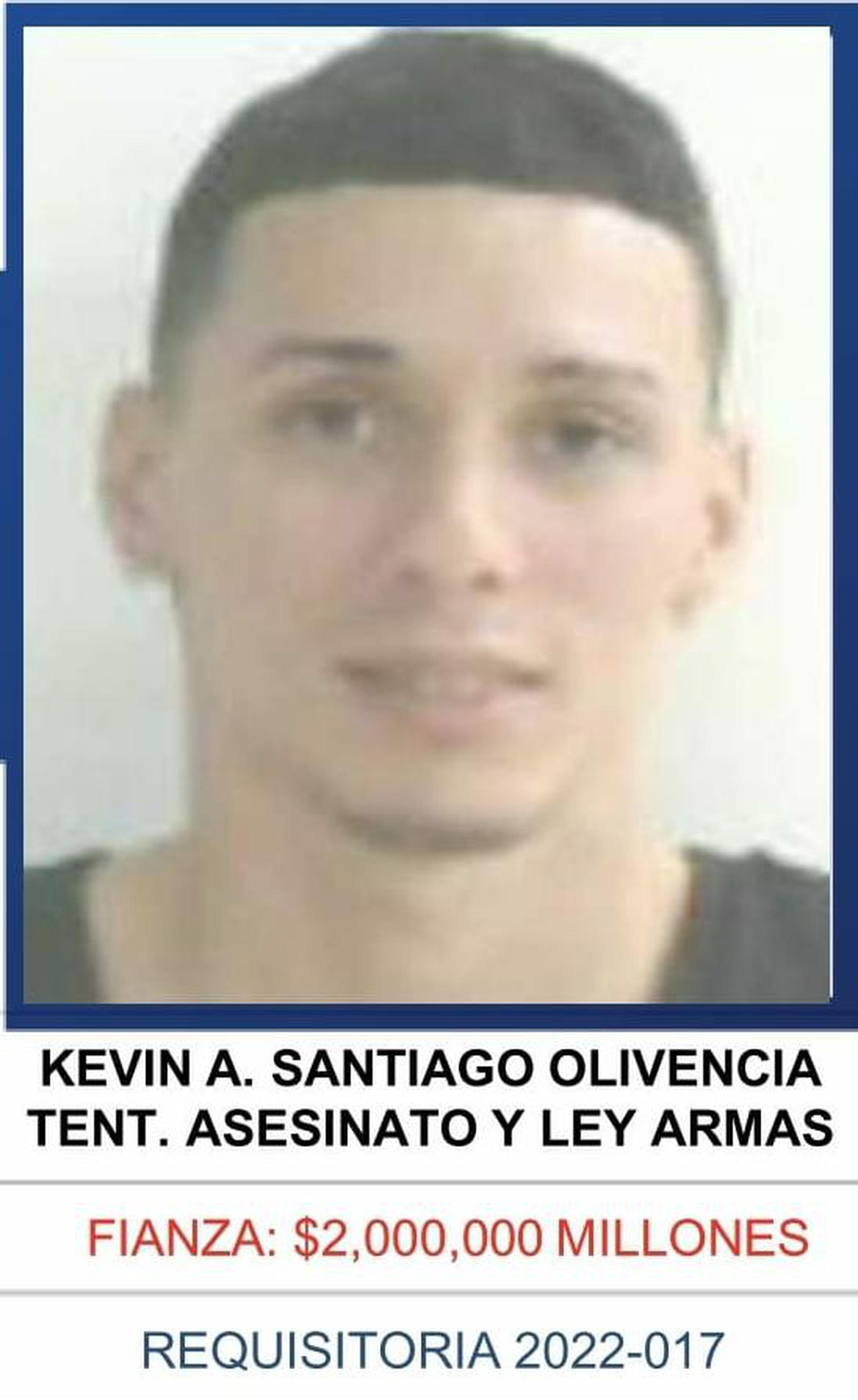 Kevin A. Santiago Olivencia quien figuraba en la lista de los 10 Más Buscados del área policíaca de Mayagüez fue arrestado en los predios de una gasolinera.