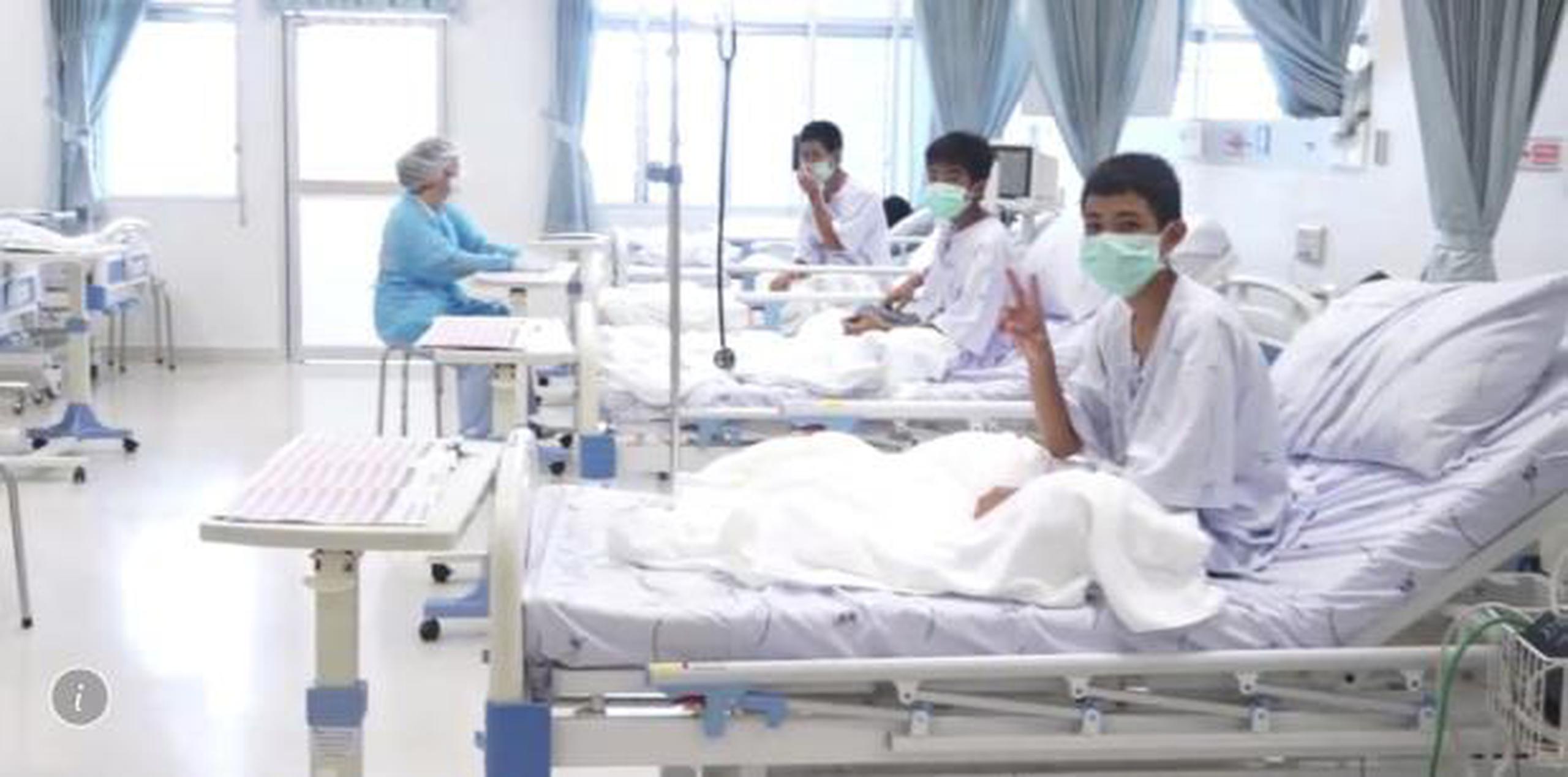 El grupo se recuperan con normalidad y su vida no corre peligro. (Thailand Government Spokesman Bureau vía AP)