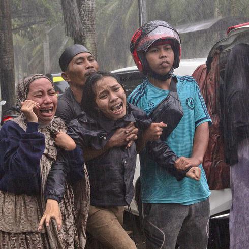 Tragedia por el terremoto en Indonesia