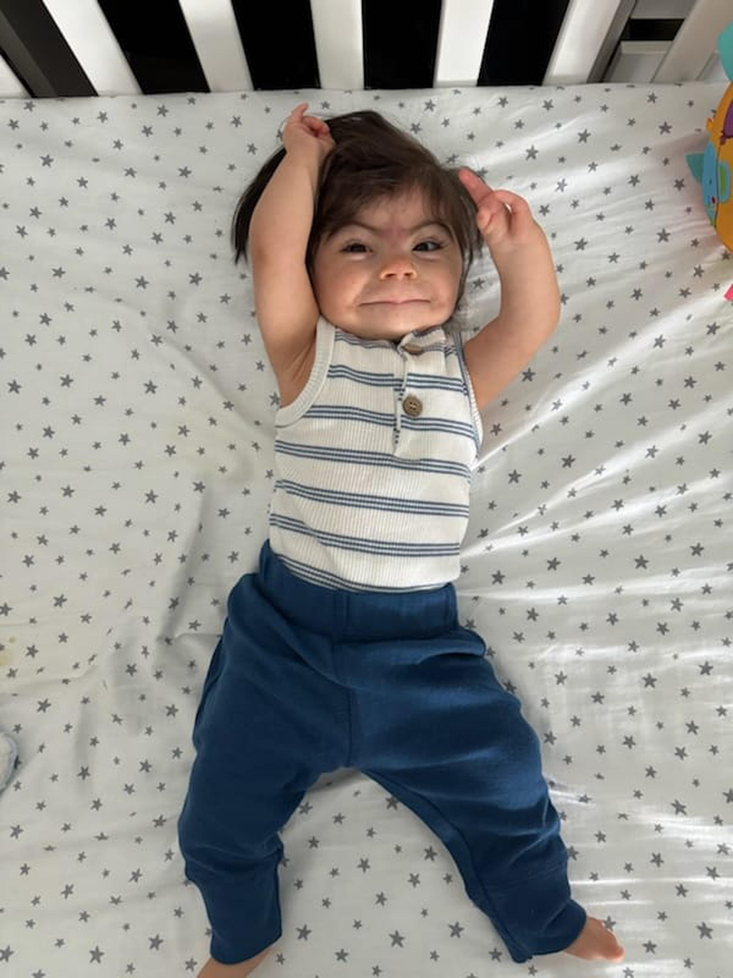 Antonio Viera Gerena de 11 meses de nacido fue diagnosticado con una enfermedad genética llamada Síndrome de Cornelia De Lange y necesita ayuda para evaluación y tratamiento.